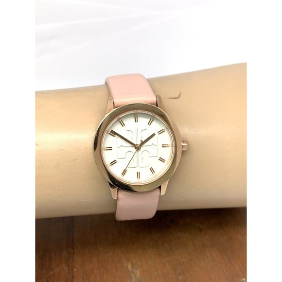 Tory Burch Women\'s Watch TBW2006 Gigi Quartz Rose Gold Pink Leather Band 28mm main image 11
